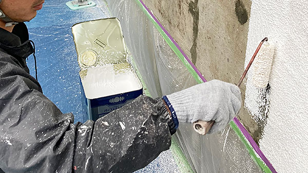 塗装工事の様子