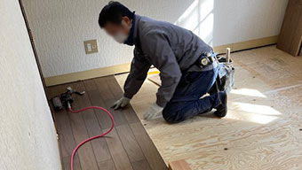 フローリング張替えのイメージ